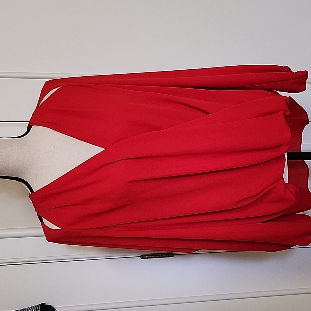 Beautiful red blouse